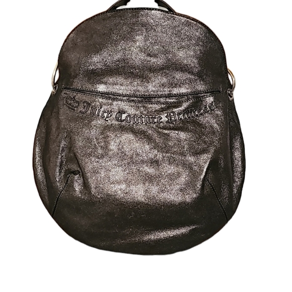 NWT Juicy Couture Metalic Dirt Grey Hobo Bag - Picture 2 of 7